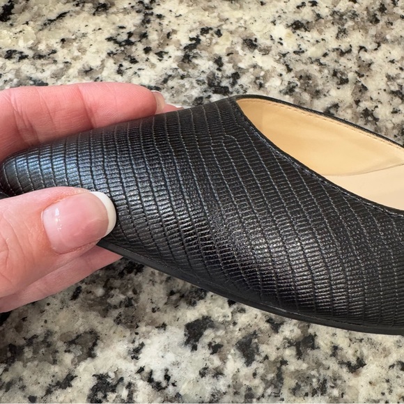 NWOB Nine West Women’s Black Textured D’Orsay Pumps Size 8 - Picture 4 of 9